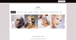 Desktop Screenshot of calla-salon.co.uk
